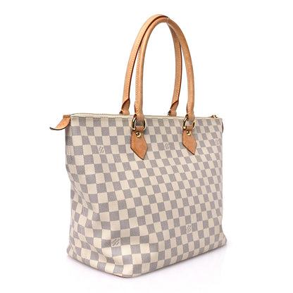 Louis Vuitton Damier Azur Saleya MM 3 of 12