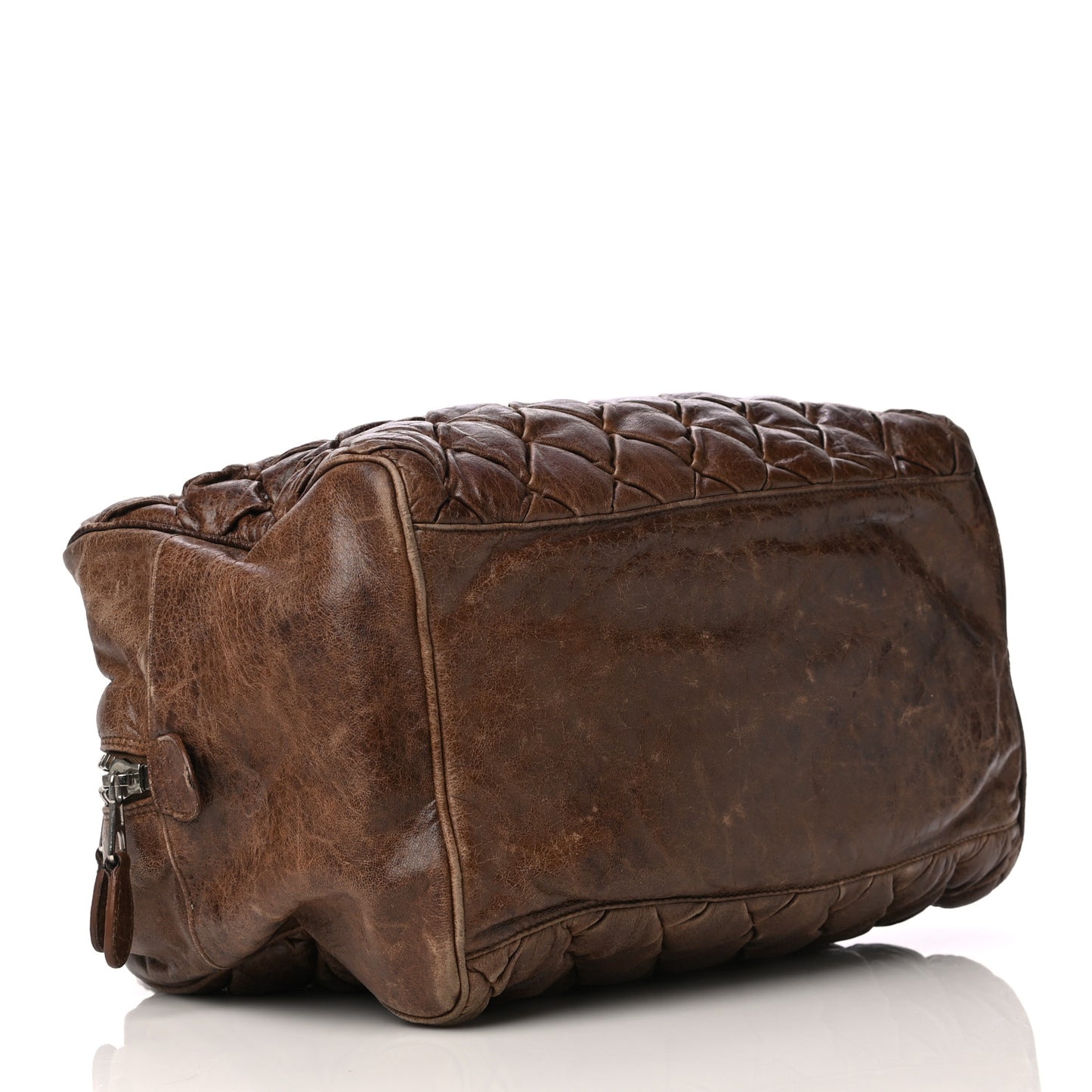 Chevre Quilted Matelasse MM Sienna