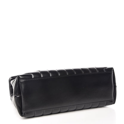 Saint Laurent Calfskin Y Quilted Monogram Medium Loulou Chain Satchel Black 5 of 12