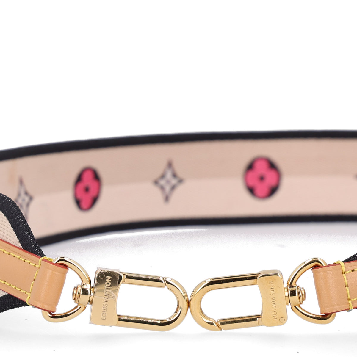 Louis Vuitton Jacquard Diane Shoulder Strap Black 3 of 3
