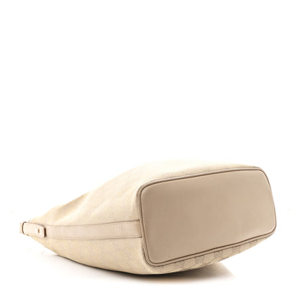 Gucci Monogram Hobo Beige 4 of 11
