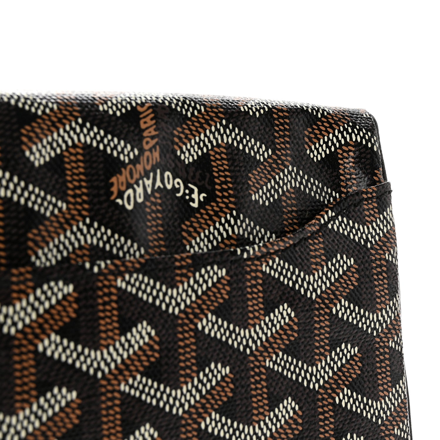 Goyard Goyardine Sainte Marie Soft Clutch Black 13 of 15