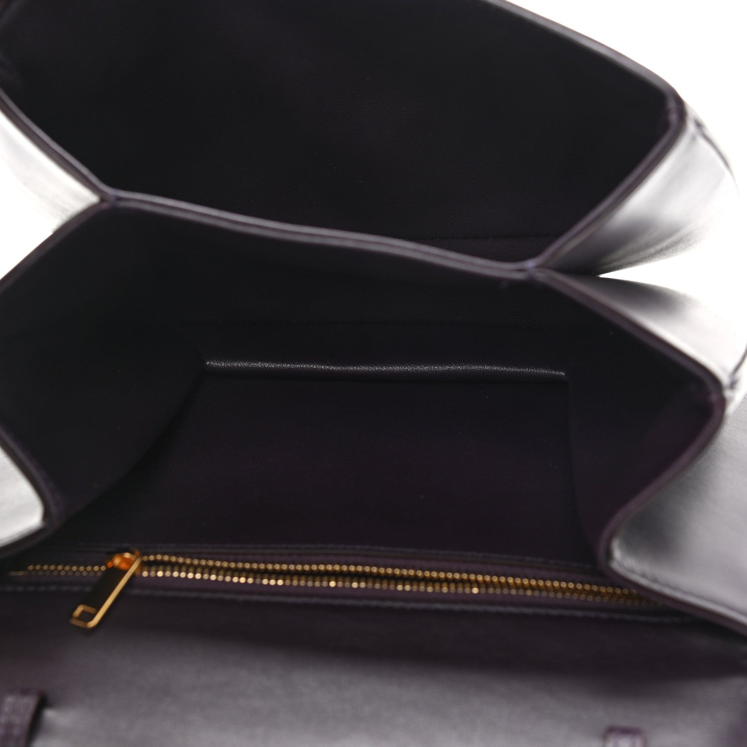 Celine Smooth Calfskin Medium Tabou Aubergine 5 of 12