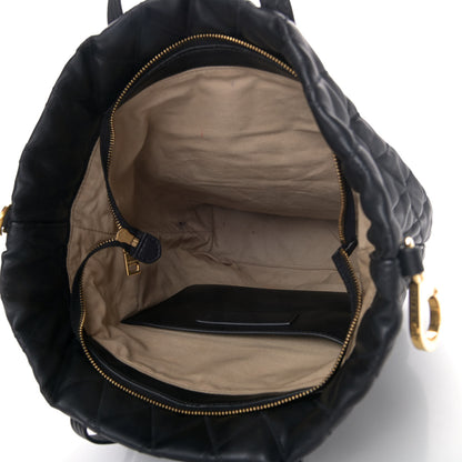 Givenchy Rubberized Canvas Quilted Duo Backpack Black 5 of 13