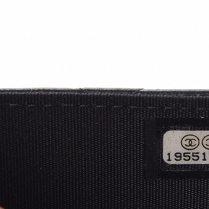 Chanel Calfskin Quilted Boy Wallet On Chain WOC So Black 8 of 9