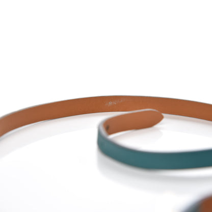 Hermes Swift Hapi 3 MM Triple Tour Bracelet S Malachite 8 of 12