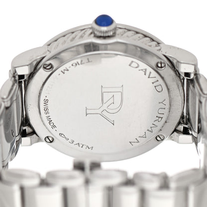 David Yurman Stainless Steel Diamond Mother of Pearl 38mm Classic Quartz Watch 3 of 5