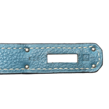Hermes Togo Birkin 30 Blue Jean 7 of 10