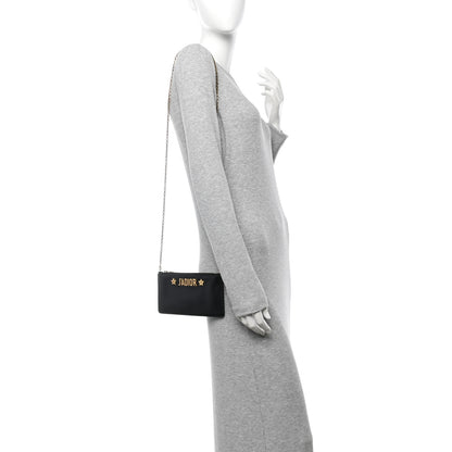 Christian Dior Calfskin J'adior Croisiere Chain Pouch Black 2 of 9