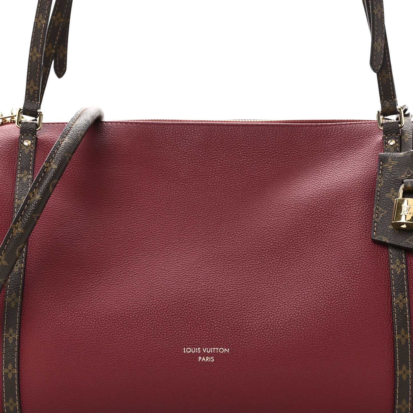 Calfskin Monogram Express MM Carmin Red