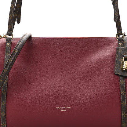 Louis Vuitton Calfskin Monogram Express MM Carmin Red 7 of 9