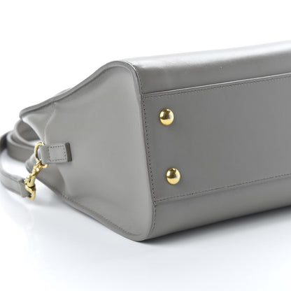 Saint Laurent Calfskin Monogram Baby Cabas Fog 6 of 10