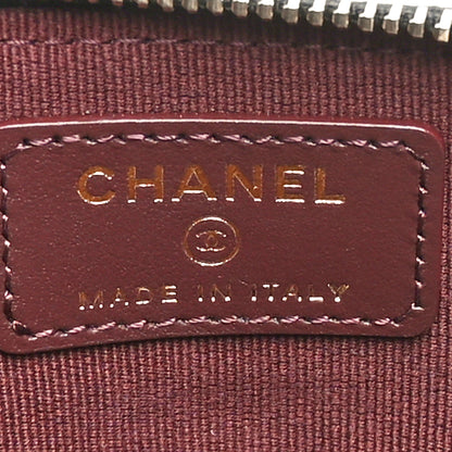 Chanel Caviar Quilted Zip Card Holder Wallet Black 7 of 9