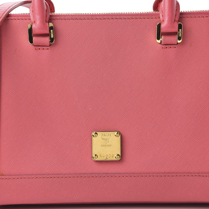MCM Saffiano Nuovo Tote Pink 9 of 10