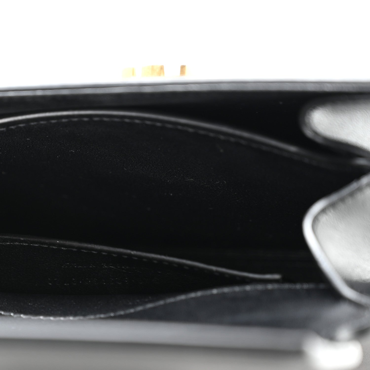 Saint Laurent Calfskin Mini Classic Monogram Cassandra Top Handle Black 7 of 10