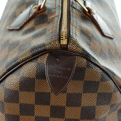 Louis Vuitton Damier Ebene Speedy 30 6 of 7