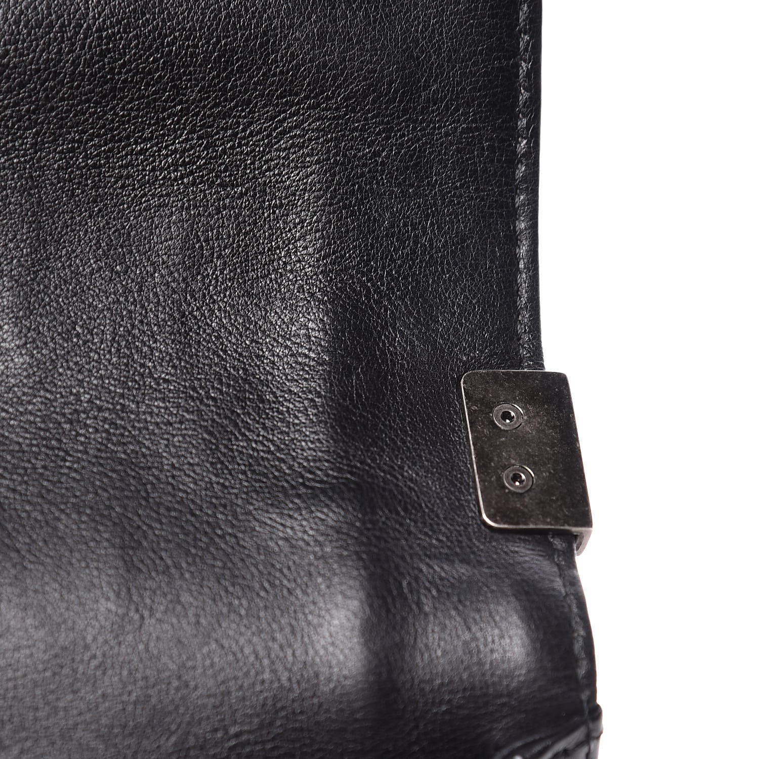 Chanel Calfskin Quilted Large Boy Flap Black 14 of 22