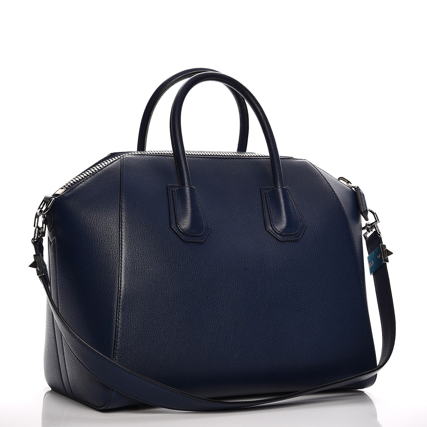 Givenchy Sugar Goatskin Medium Antigona Deep Blue 3 of 10