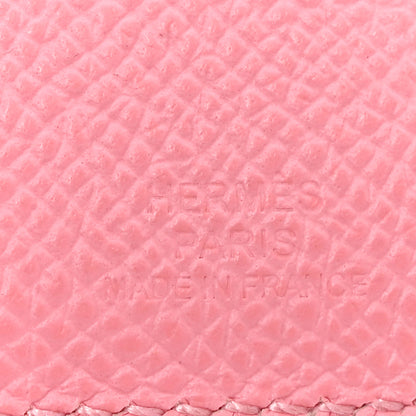 Hermes Epsom Tarmac PM Passport Holder Rose Confetti 6 of 8