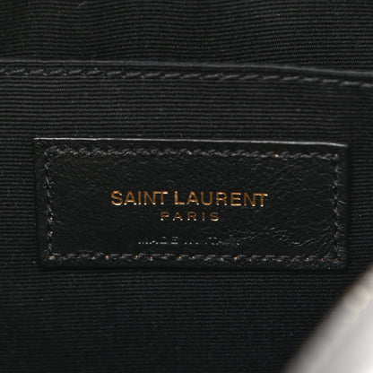 Saint Laurent Calfskin Matelasse Monogram Lou Camera Bag Dark Smog 6 of 11