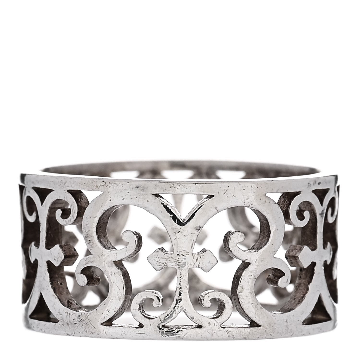 Tiffany Sterling Silver Wide Enchant Ring 51 5.75 1 of 4