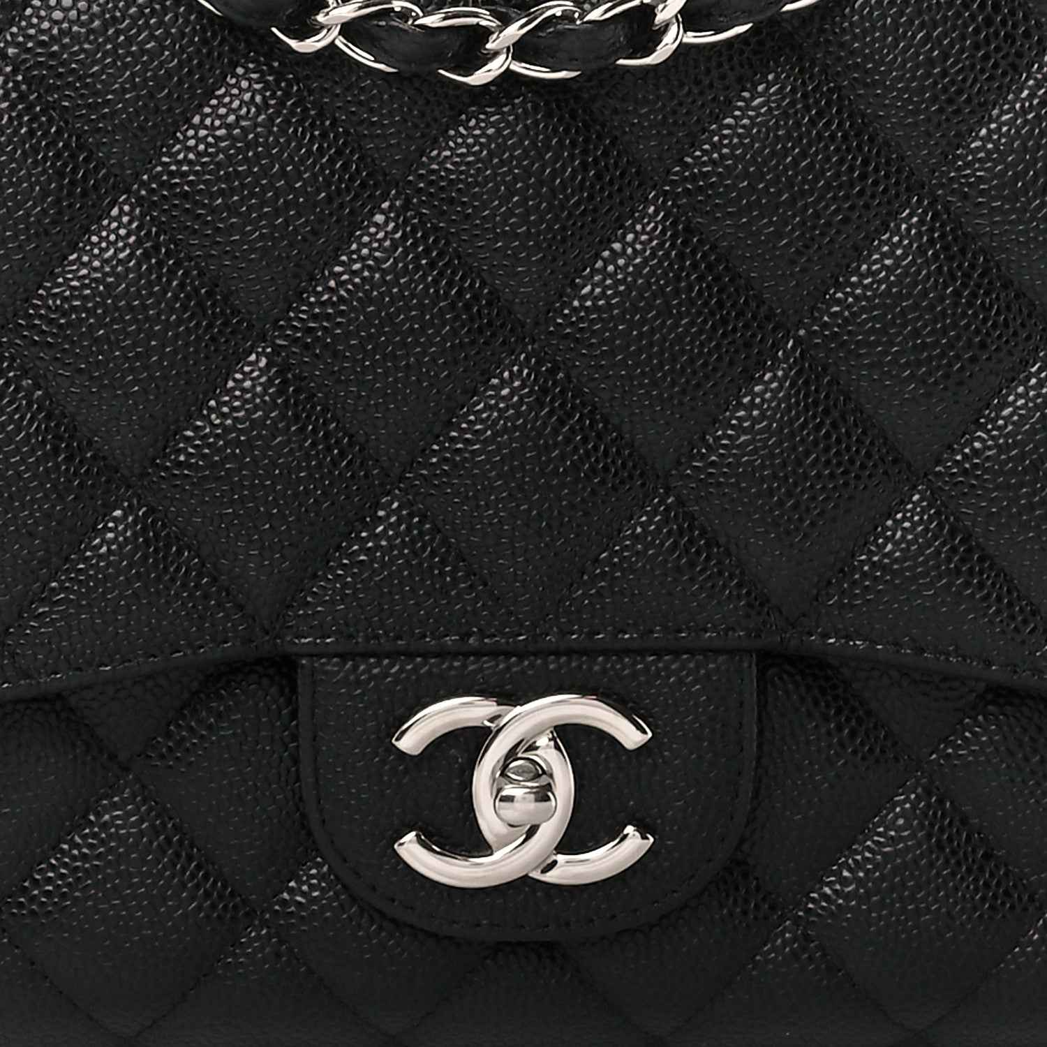 Chanel Caviar Quilted Maxi Double Flap Black 9 of 11