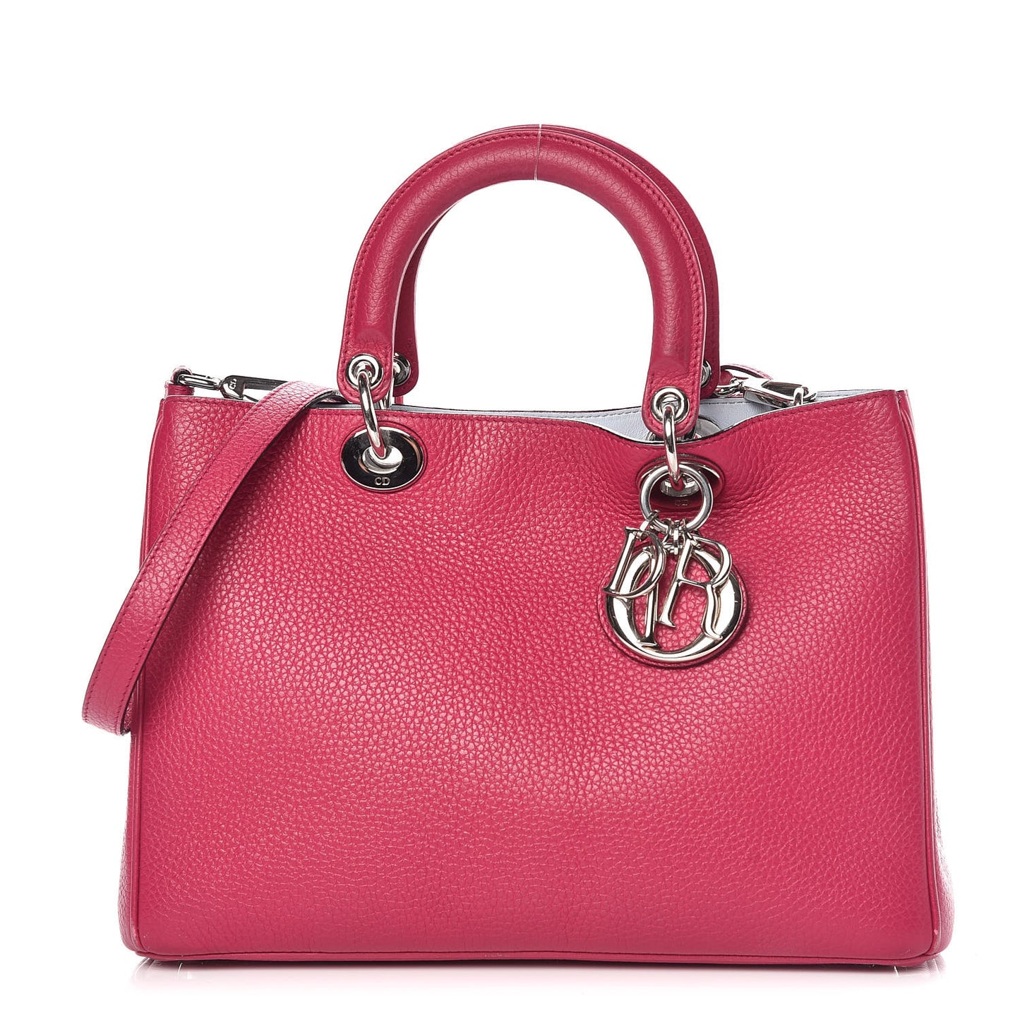 Calfskin Medium Diorissimo Bag Toxic Purple