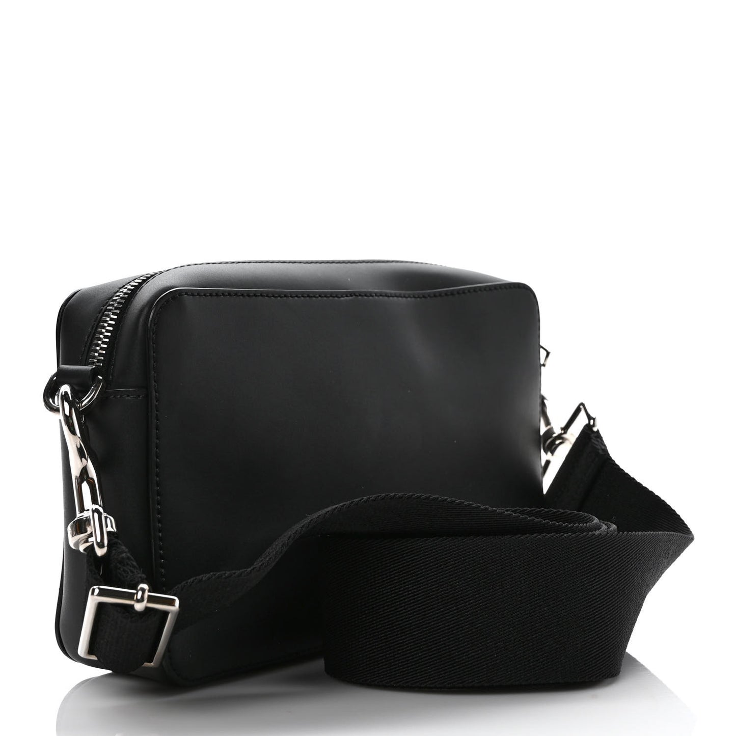 Calfskin VLTN Print Crossbody Bag Black