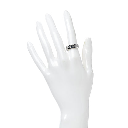 Cartier 18K White Gold Diamond 6mm Tank Francaise Band Ring 52 6 2 of 4