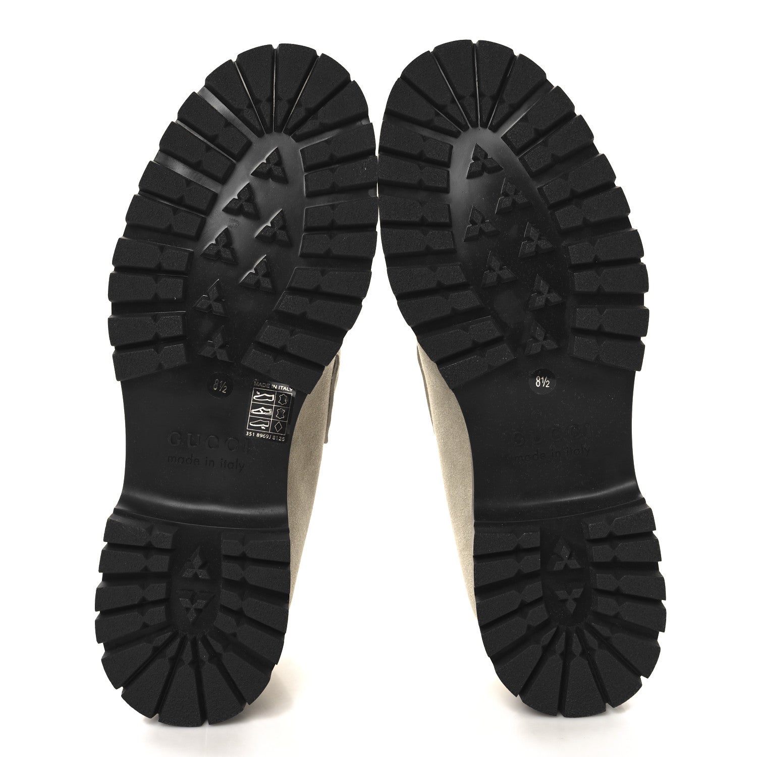 Gucci Suede Mens Horsebit Ankle Boots 8.5 Beige 6 of 10