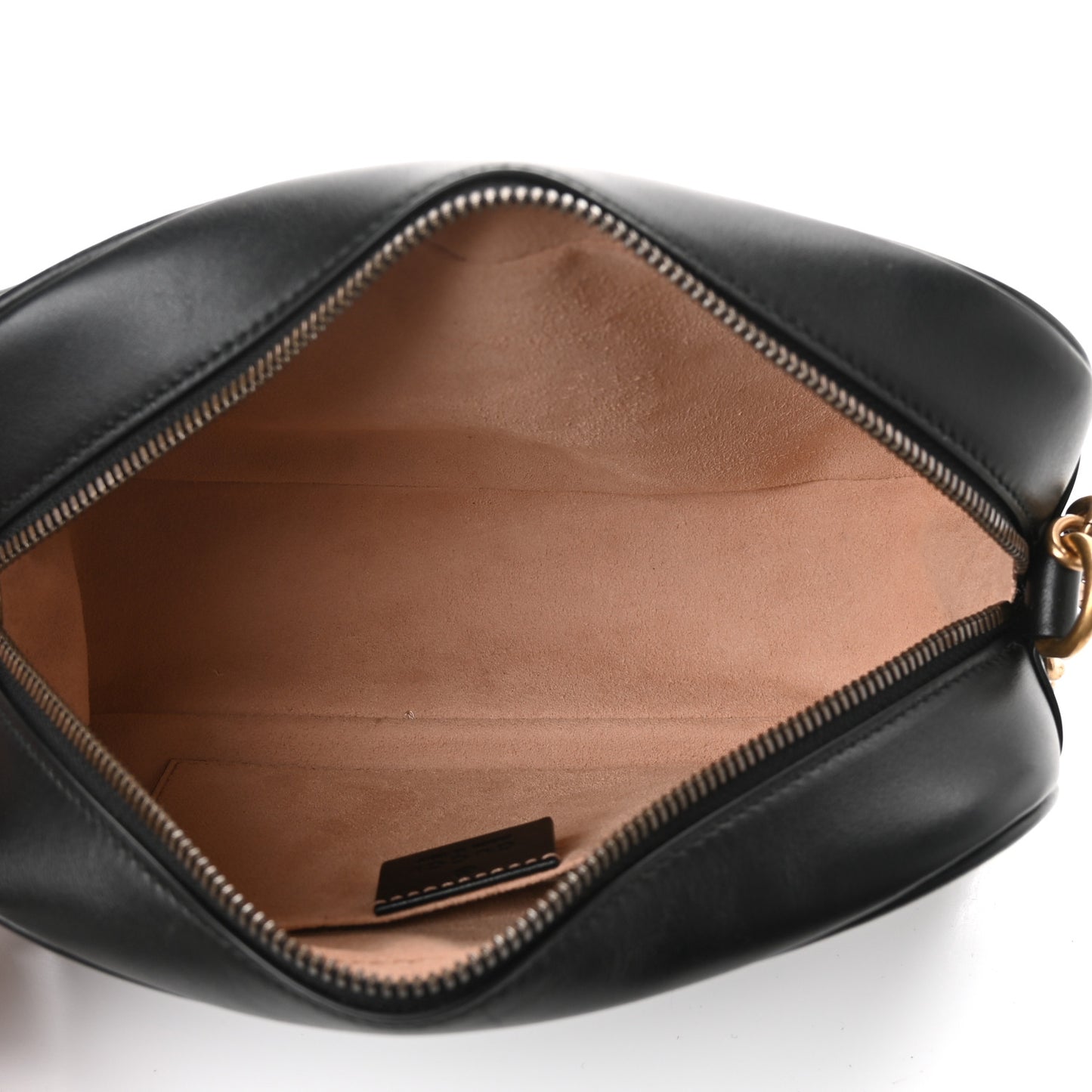 Calfskin Matelasse Small GG Marmont Chain Shoulder Bag Black