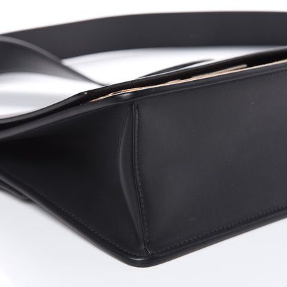 Fendi Vitello Century Velvet F is Fendi FF Kan I Shoulder Bag Black Tobacco 10 of 11