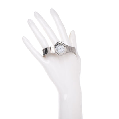 Cartier Stainless Steel 25mm Santos Octagon Automatic Watch 2 of 7