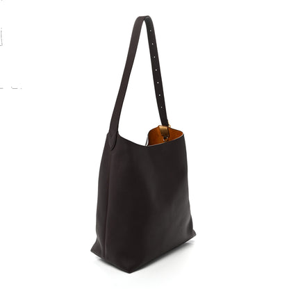 Louis Vuitton Grained Calfskin Low Key Hobo MM Chocolate 4 of 10