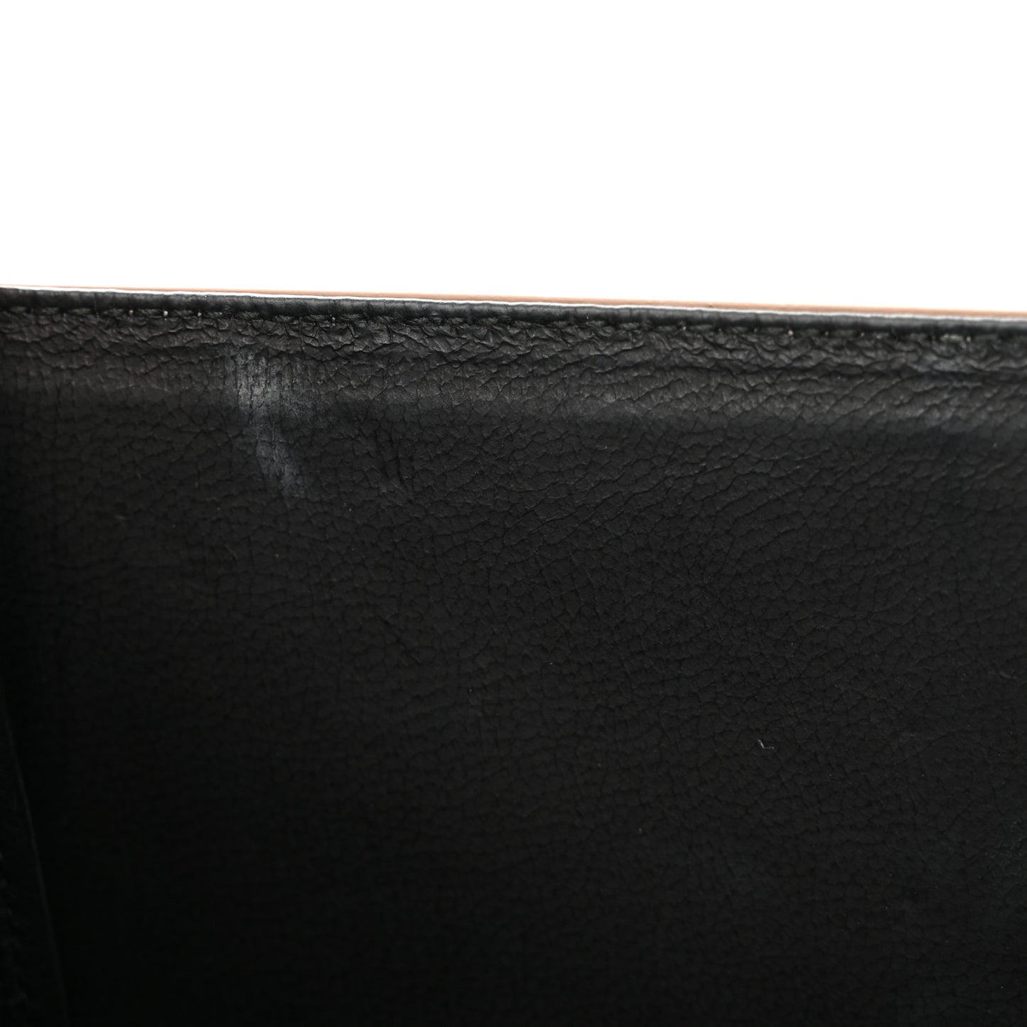 Hammered Calfskin Vara Bow Shoulder Bag Beige Black