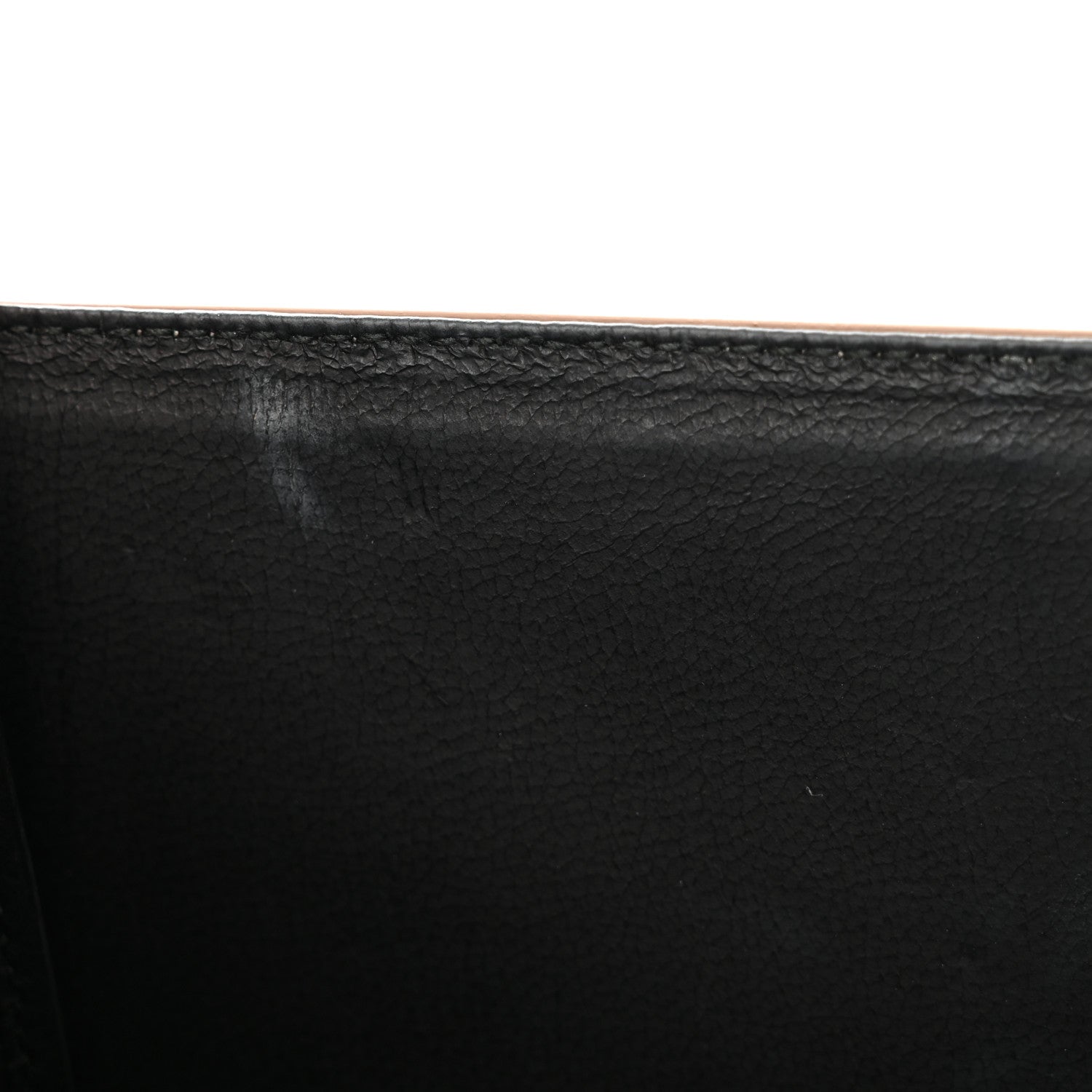 Salvatore Ferragamo Hammered Calfskin Vara Bow Shoulder Bag Beige Black 11 of 11