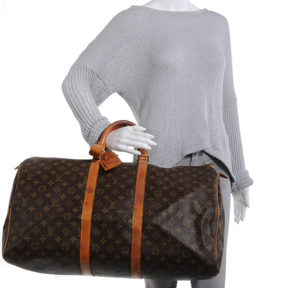Louis Vuitton Monogram Keepall 55 4 of 8