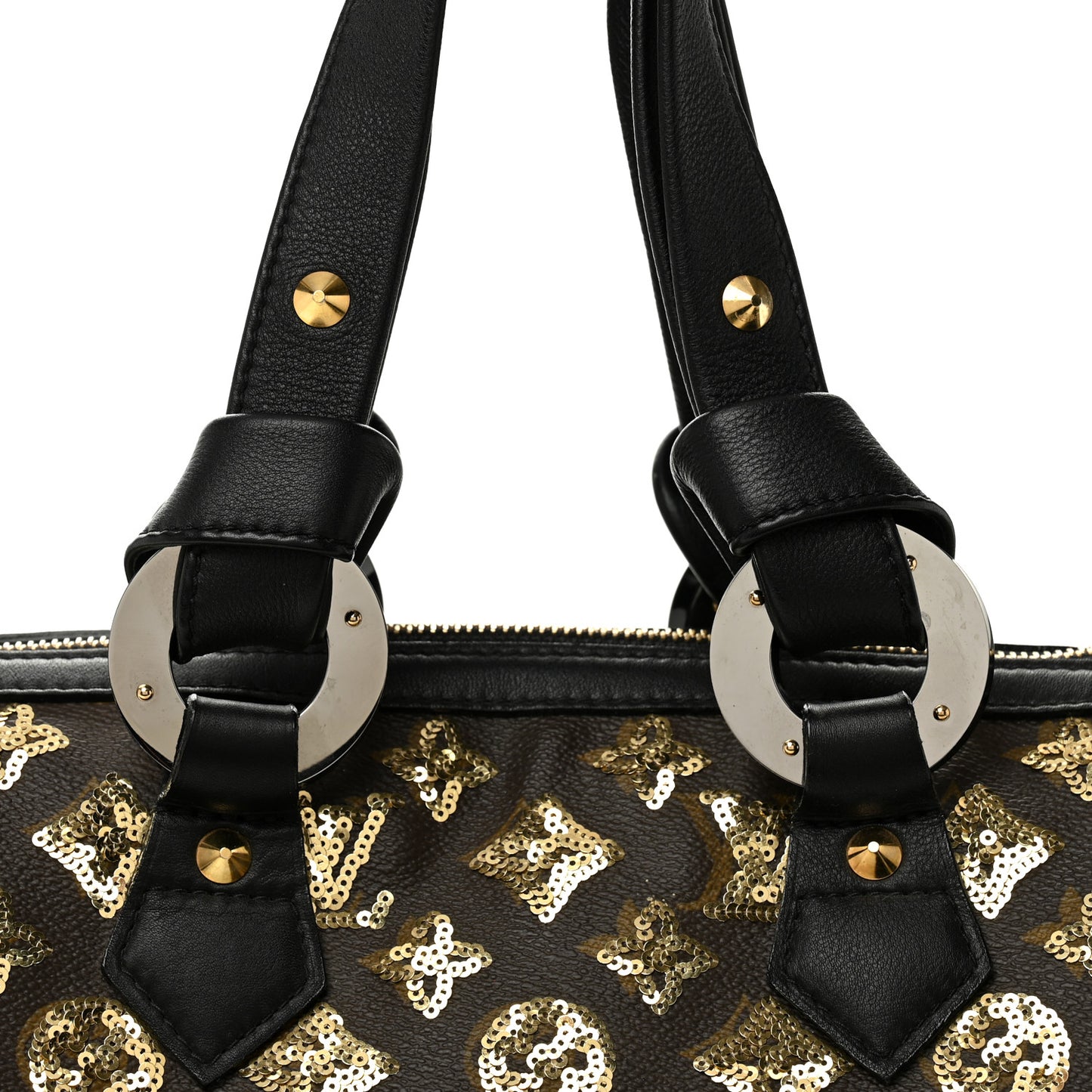 Monogram Sequins Eclipse Speedy 28 Gold