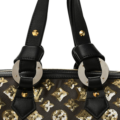 Louis Vuitton Monogram Sequins Eclipse Speedy 28 Gold 7 of 10