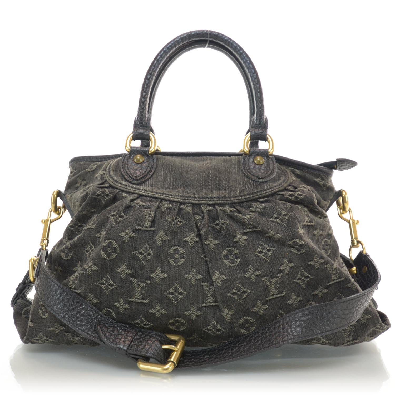 Louis Vuitton Denim Neo Cabby MM Black 1 of 7