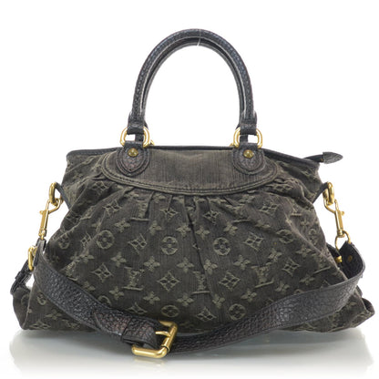 Louis Vuitton Denim Neo Cabby MM Black 1 of 7