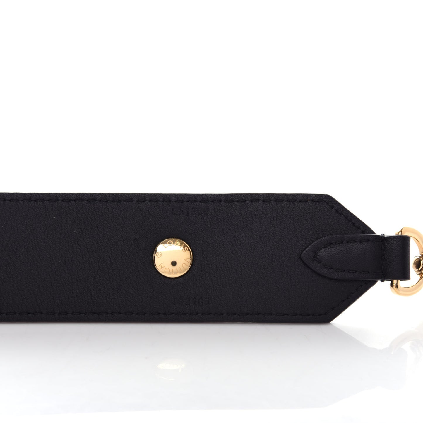 Monogram Adjustable Bandouliere Shoulder Strap Black