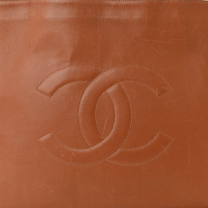 Chanel Lambskin Jumbo CC Shoulder Bag Brown 9 of 15