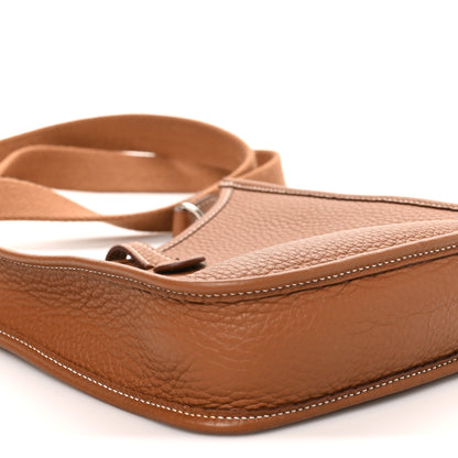 Hermes Taurillon Clemence Evelyne TPM Gold 9 of 10