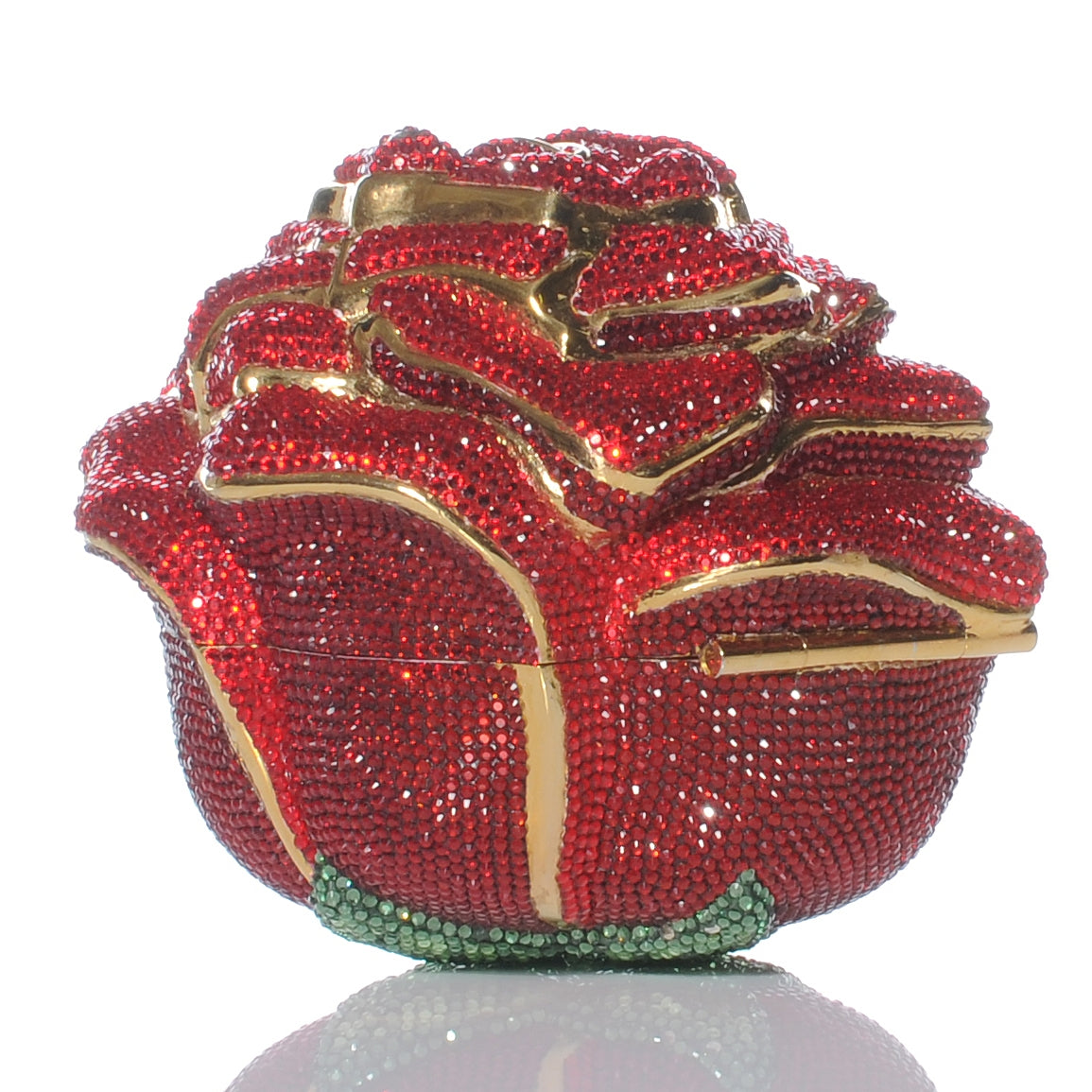 Crystal Rose Minaudiere Clutch