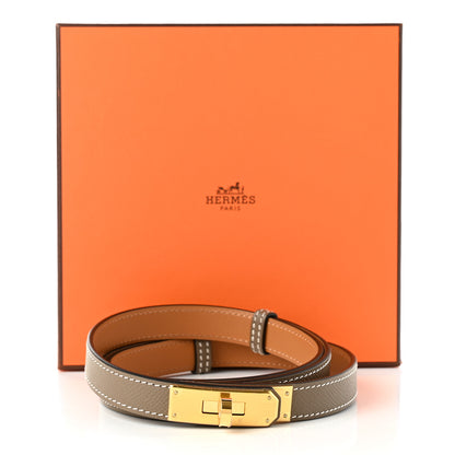 Hermes Epsom Kelly Belt Etoupe 5 of 5