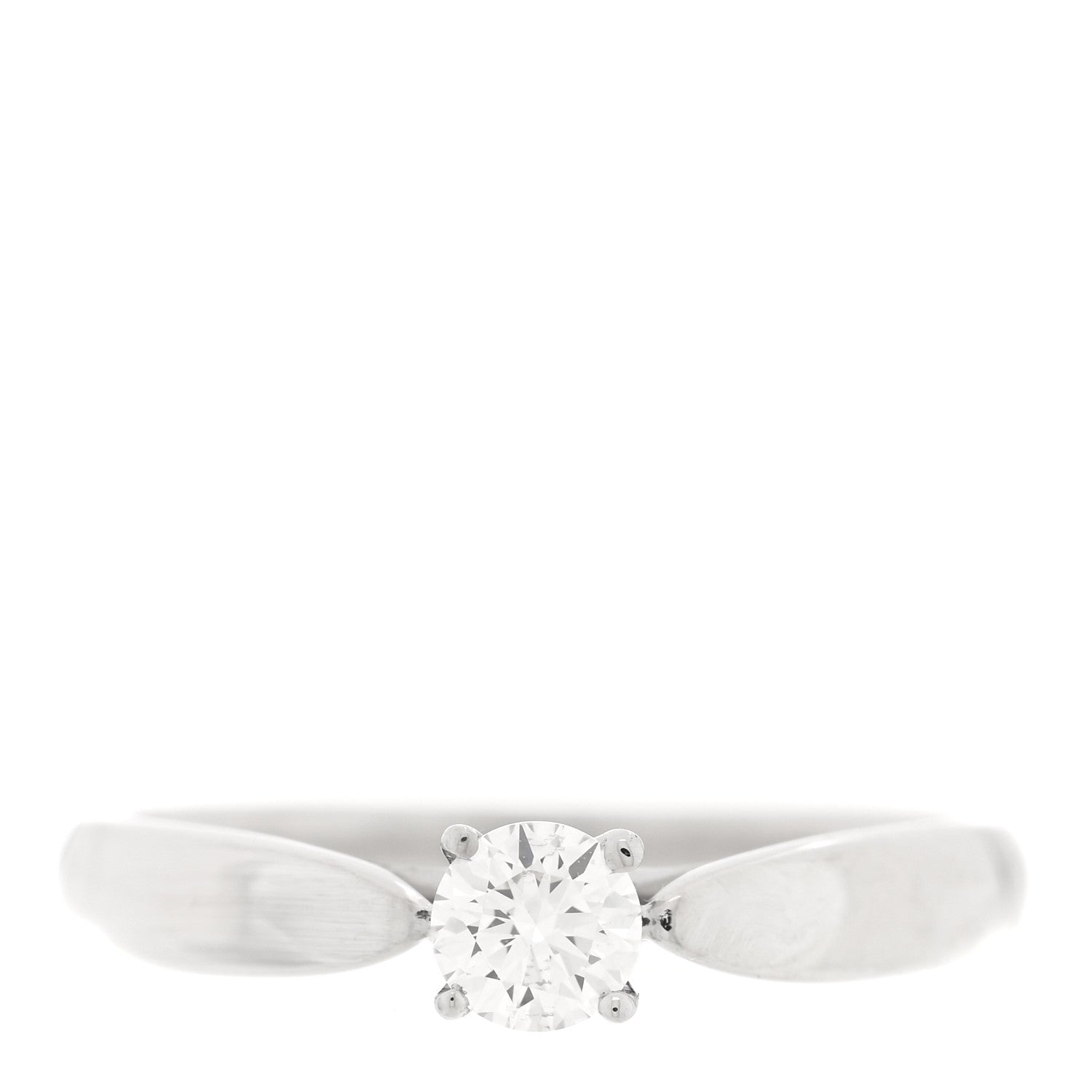 Tiffany Platinum Diamond .19ct Harmony Solitaire Engagement Ring 47 4 1 of 5