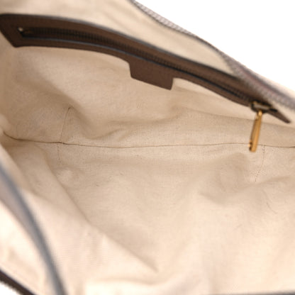 Gucci GG Supreme Monogram Web Small Ophidia Half Moon Hobo Brown 5 of 11