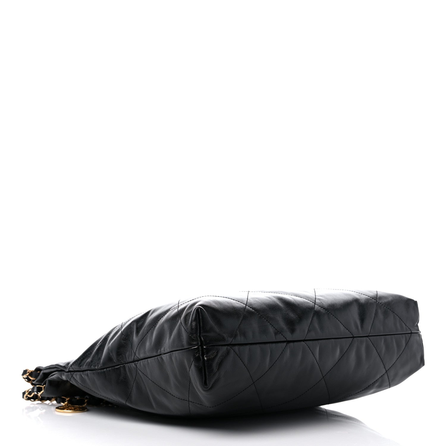 Chanel Shiny Calfskin Quilted Chanel 22 Black 5 of 11