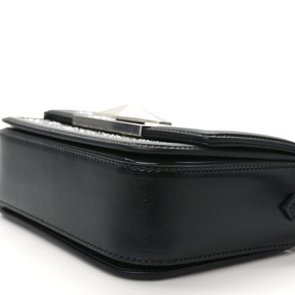 Jimmy Choo Calfskin Crystal Diamond Crossbody Black 9 of 11